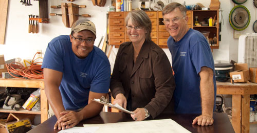 Brent Johnson, Jan Grosse, and Milt Grosse